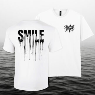 T-Shirt 'Smile' Homme (Blanc) - Edition limitée